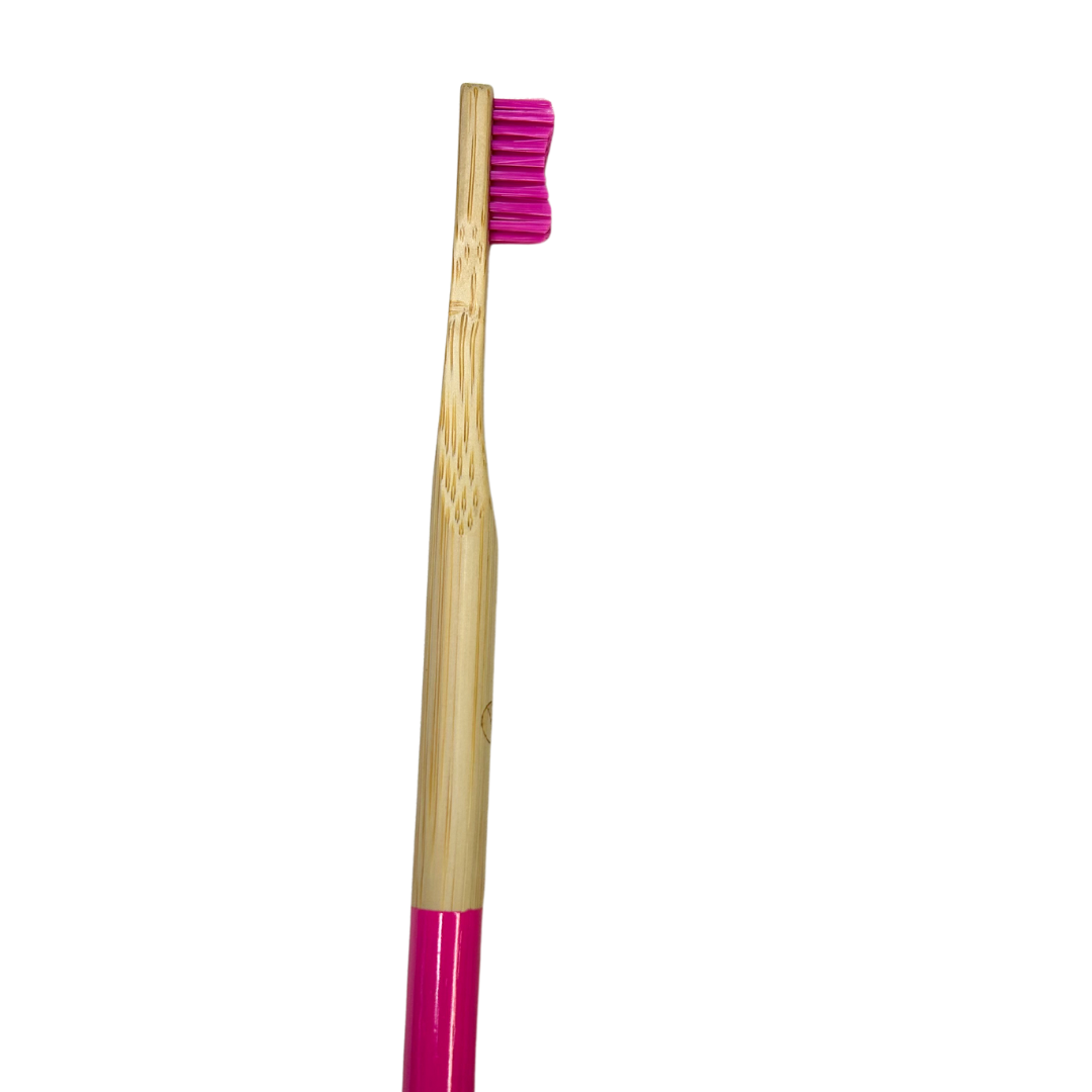 Pink Bamboo Toothbrush