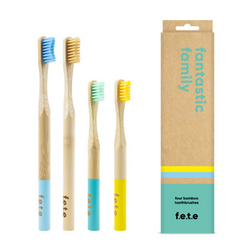 Bamboo Toothbrush Family Pack by f.e.t.e.