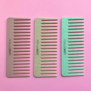 Wheat Straw Wide Tooth Detangling Comb