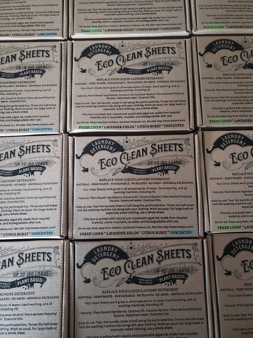 Eco Clean Sheets - Concentrated Laundry Detergent