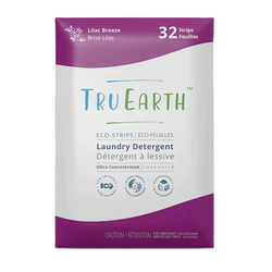 TruEarth Eco-Strips Laundry Detergent (32 Pack) / Lilac Breeze
