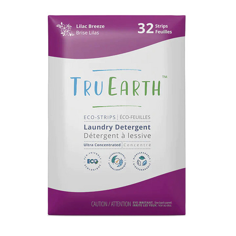 TruEarth Eco-Strips Laundry Detergent (32 Pack) / Lilac Breeze