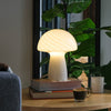 Glass Tall Mushroom Lamp, Petite Close Top