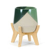 Sandstone Plant Pot with Stand