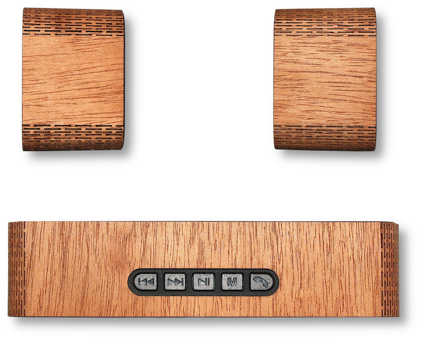 WUDN- Handcrafted Portable Wooden Bluetooth V4.2 Speaker