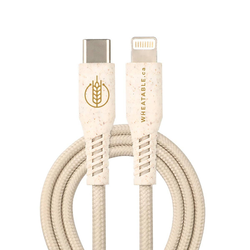 Biodegradable Lightning To USB-C Super Fast Charge Cable (3ft)