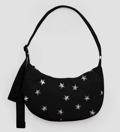 Medium Nylon Crescent Bag