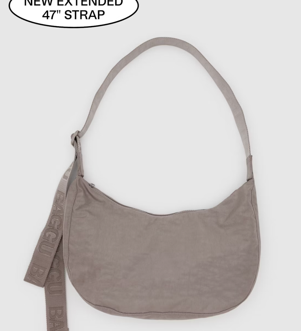 Medium Nylon Crescent Bag