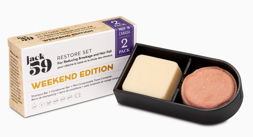 Travel Buddy Set: Shampoo & Conditioner Bar