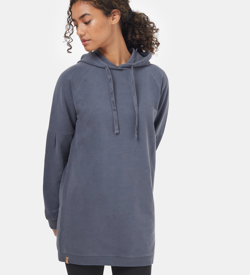 Oversized French Terry Hoodie Dress