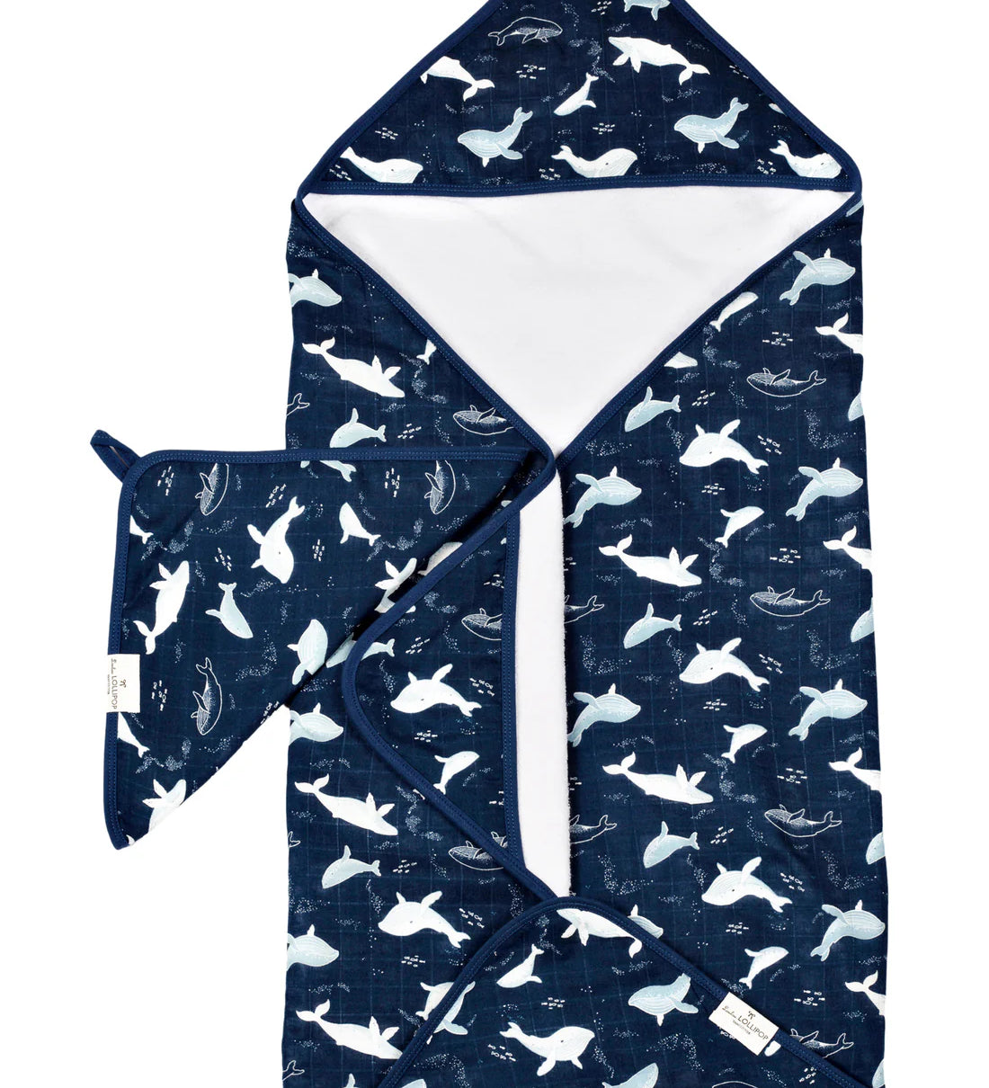 Deluxe Bamboo Muslin Hooded Towel Set