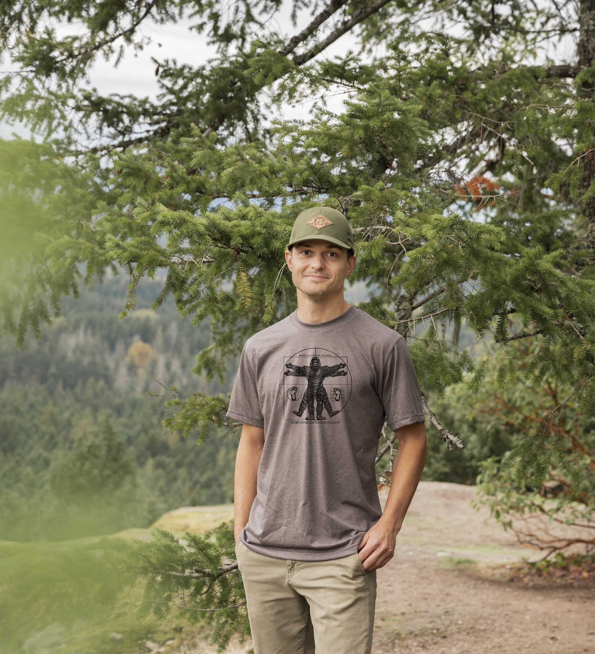 VITRUVIAN SASQUATCH - Unisex Eco Tee
