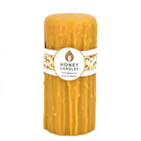 Natural Heritage Drip Pillar Beeswax Candles