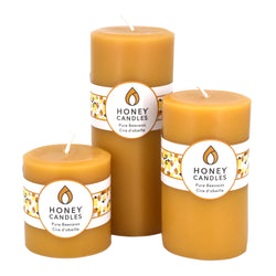 Beeswax Pillar Candles