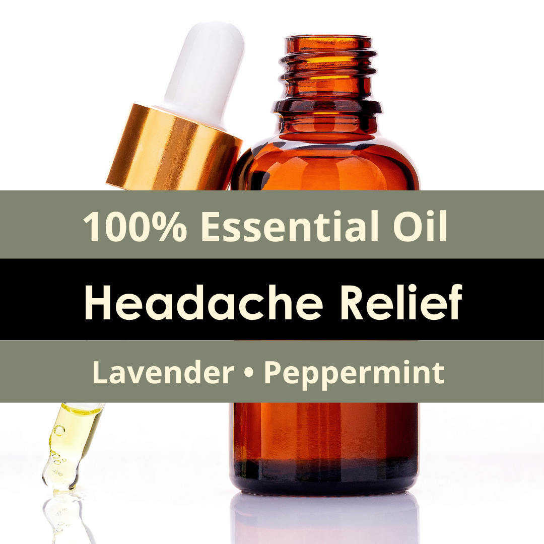 Lavender & Peppermint Essential Oil Blend | Tension Relief Aromatherapy