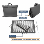 Acupressure Mat Set Charcoal