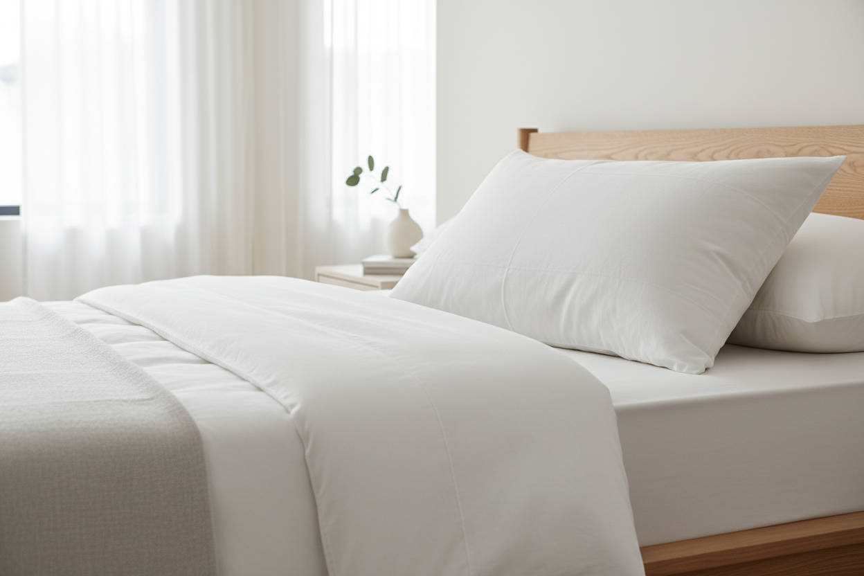 Almohada de Lana Australiana - En Cama