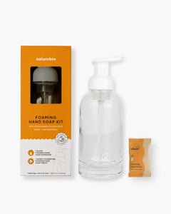 Foaming Glass Pump Bottle and Tablet Kit
