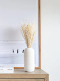 Curve White Ceramic Vase