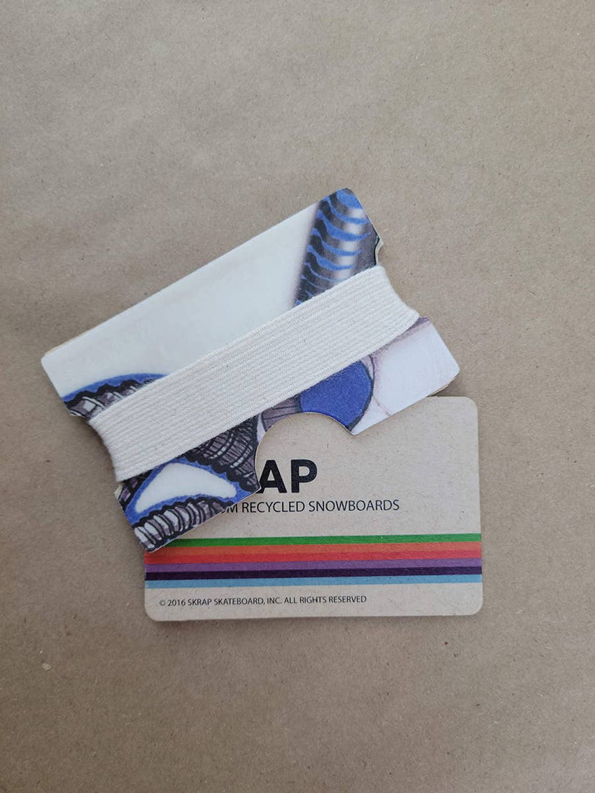 Minimal Wallet (made from recycled snowboards)