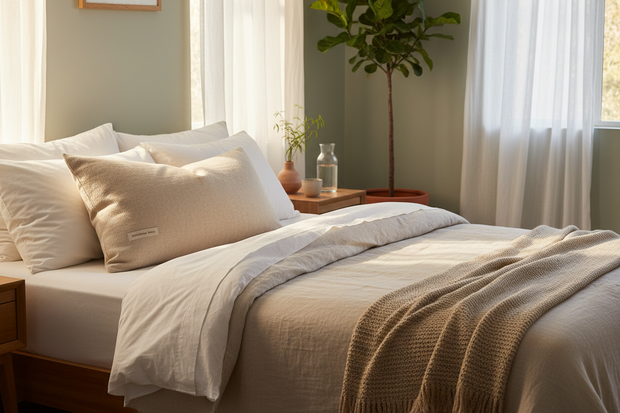 Australian Wool Pillow Lifestyle - Luxury Natural Bedding