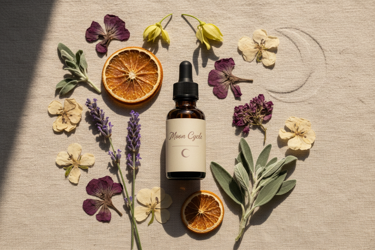 Moon Cycle Essential Oil Blend - Hero Image