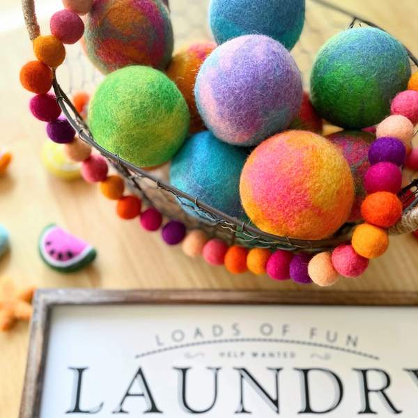 Fun Eco-Friendly Dryer Balls