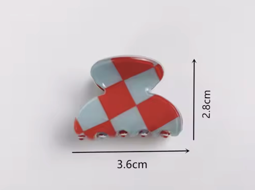 Cellulose Acetate Hair Claw Clips