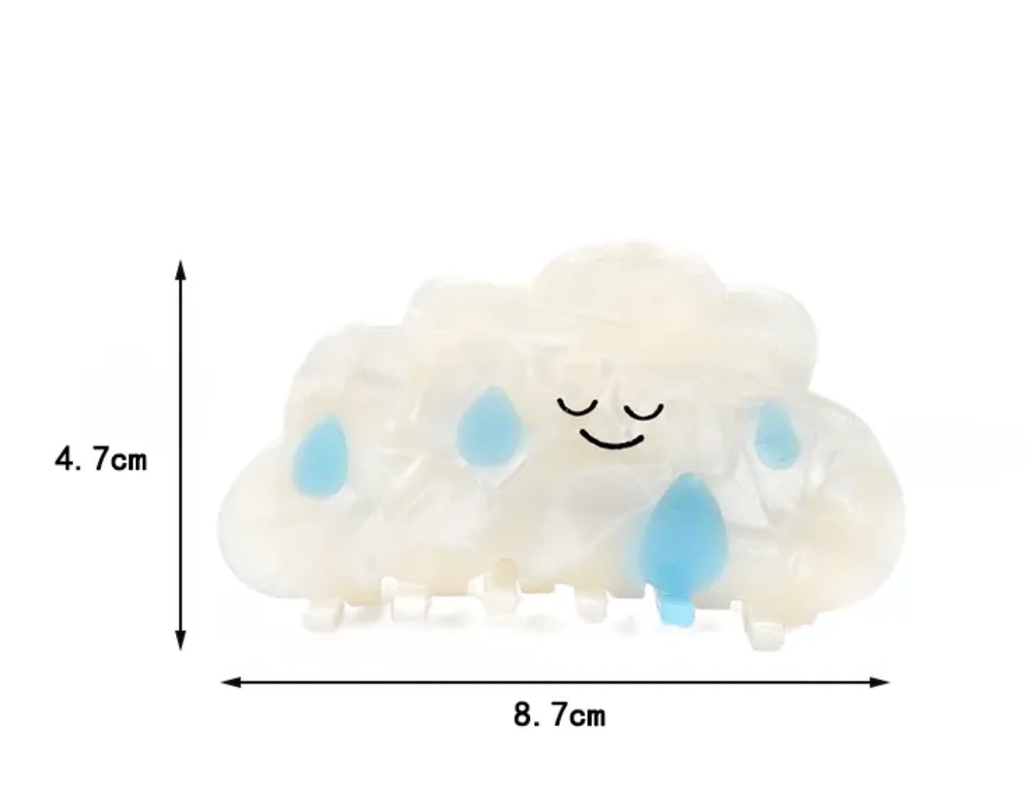 Cellulose Acetate Hair Claw Clips