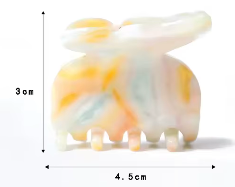 Cellulose Acetate Hair Claw Clips