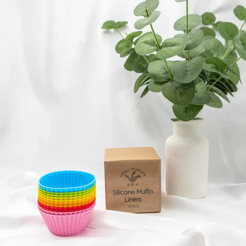 Silicone Muffin Cups (12 pack)