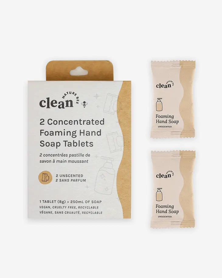 Nature Bee Foaming Hand Soap Tablets (2 pack)