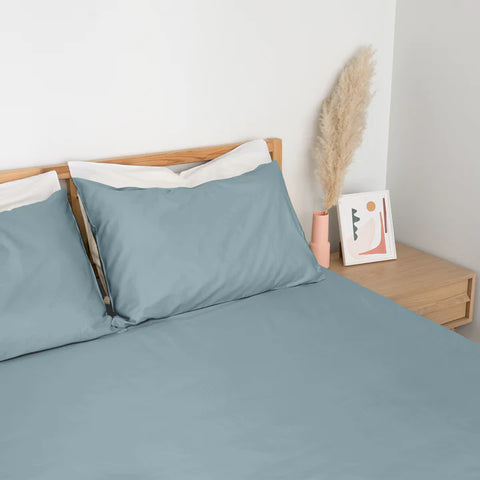 Homebird Percale Fitted Sheet Set – The Good Planet Company