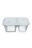 Minimal Dual Silicone Food Storage Container - 1200 ml
