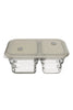 Minimal Dual Silicone Food Storage Container - 1200 ml