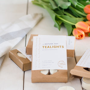 Natura Soy Tealights (Box of 6)