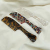 Long Handled Cellulose Acetate Hair Combs