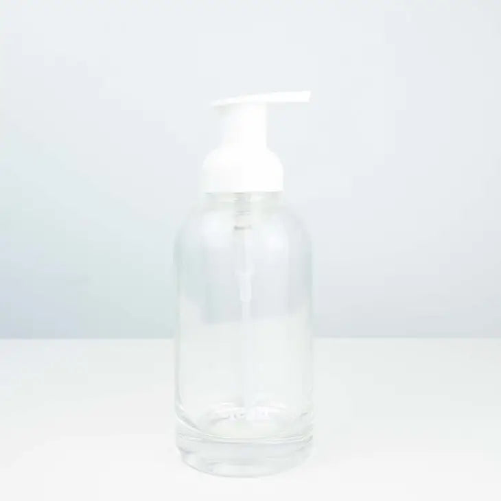 Glass Foaming Soap Pump Bottle