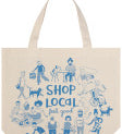 Shop Local Tote Bag