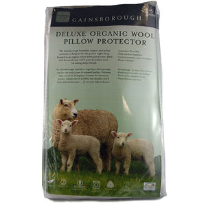 Deluxe Organic Wool Pillow Protector by Gainsborough Kouchini