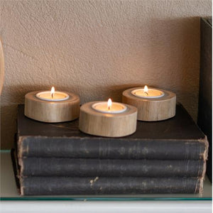 Wood Tealight Holder