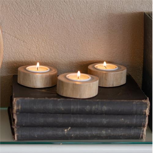 Wood Tealight Holder