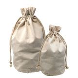 Flat-Bottom Cotton Bulk Food Bags (set of 2)