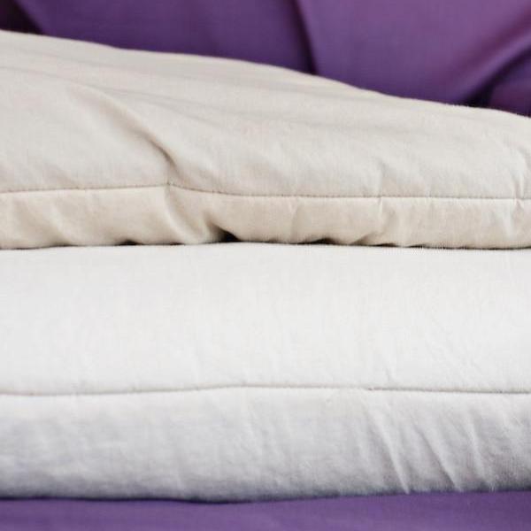 Organic Buckwheat Pillow With Wool (Cloud) by Dream Designs