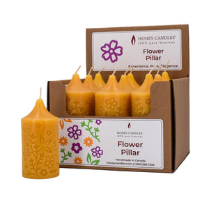 Flower Pillar Candle