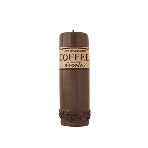 Lucky Clover Beeswax Candles / Coffee