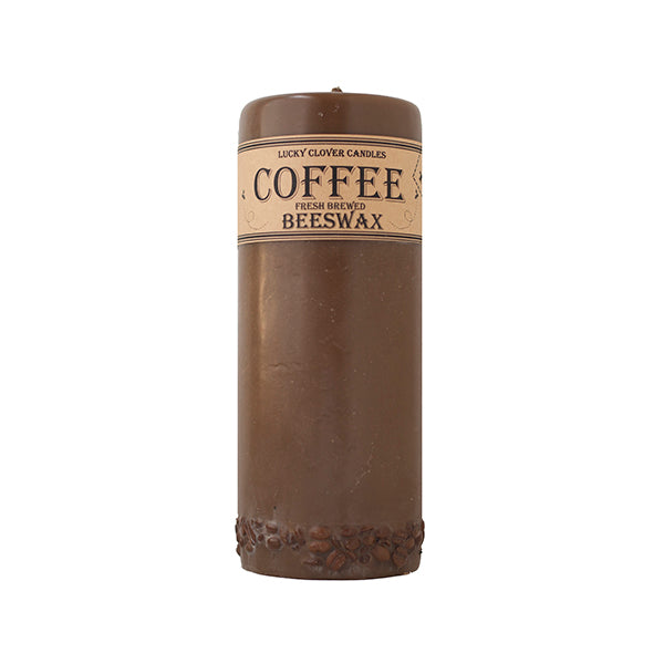Lucky Clover Beeswax Candles / Coffee