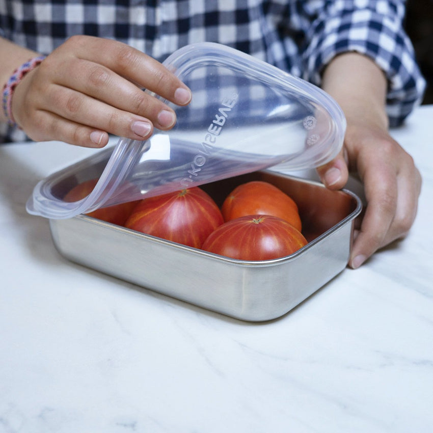 U-Konserve Rectangular Container with Silicone Lid 25oz