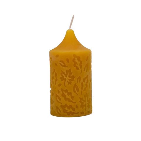 Leaf Pillar Candle