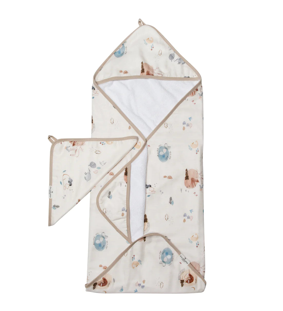 Deluxe Bamboo Muslin Hooded Towel Set